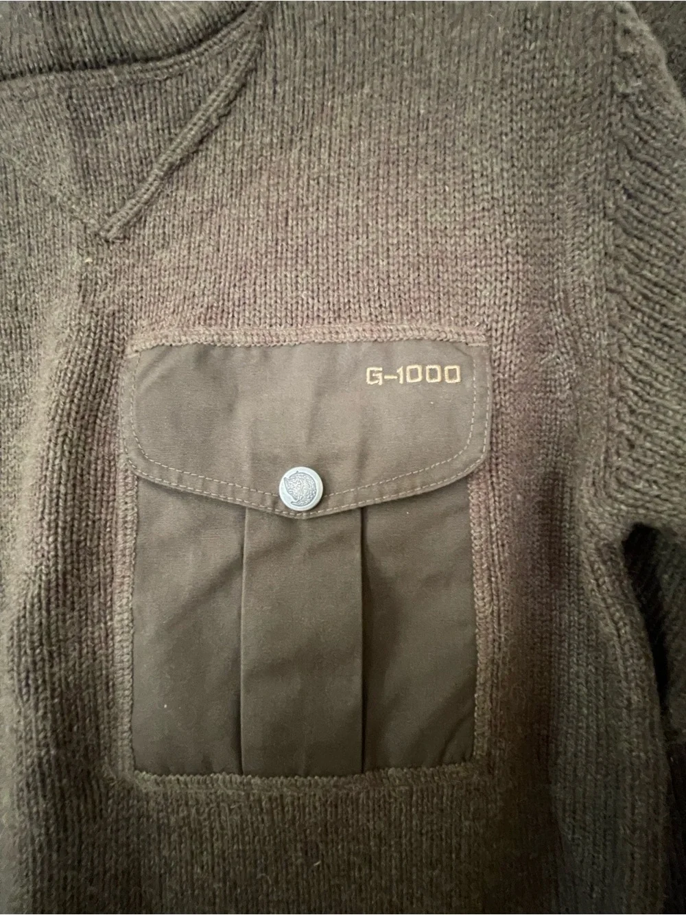 Fjallraven Tirp G-1000 Crewneck Sweater fatigued green xe
